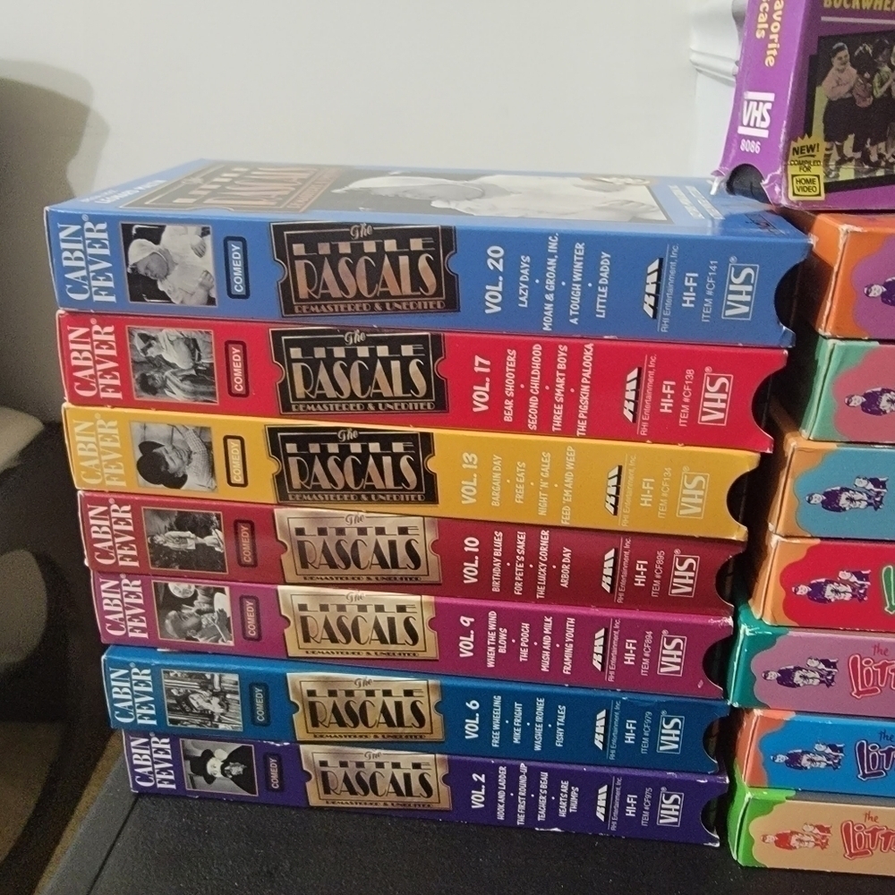 THE LITTLE RASCALS 20 VINTAGE VHS TAPES (CABIN FEVER & MORE!!!) 10 lb pkg! - Picture 7 of 7